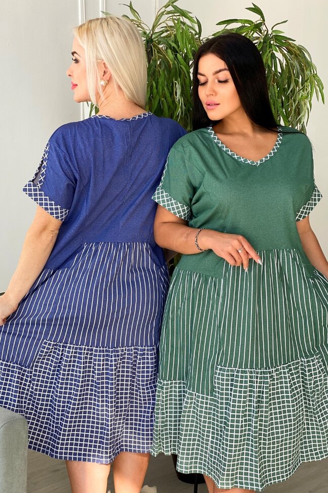 Платье женское 7223 изумруд