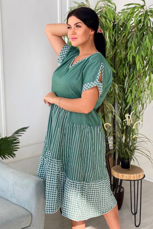 Платье женское 7223 изумруд