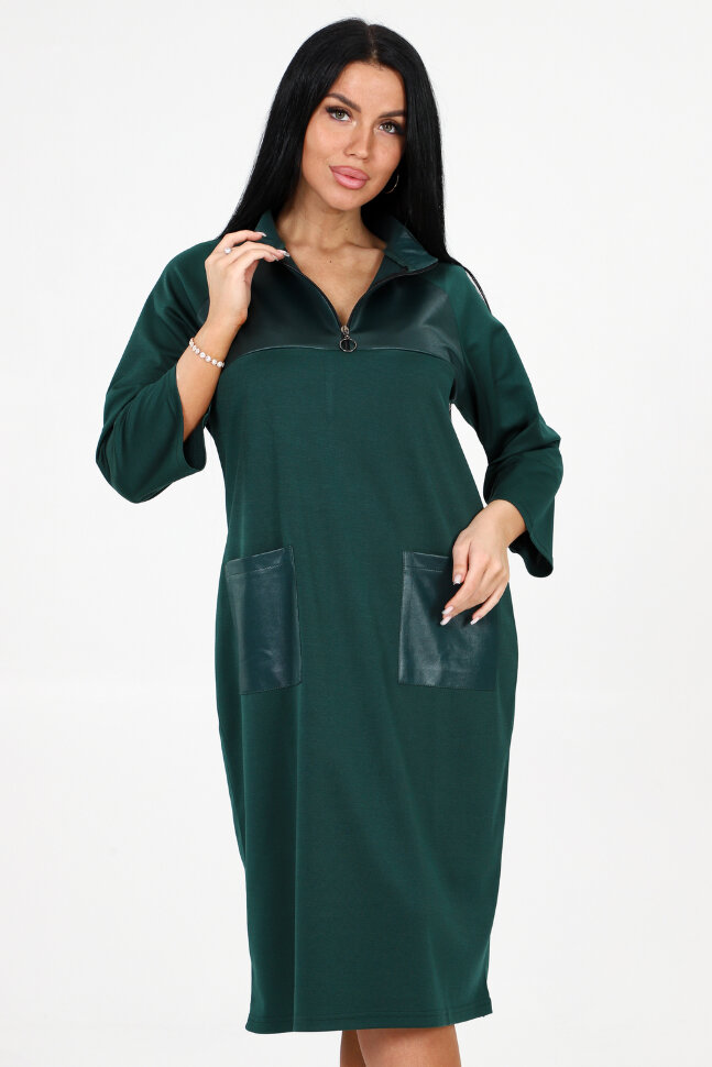 Платье женское 31797 зеленый