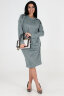 Женский костюм с юбкой 31777 зеленый