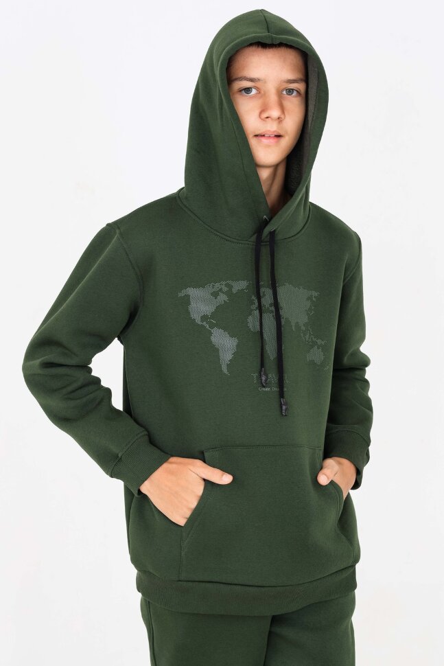 Костюм с брюками для мальчика 1571 хаки