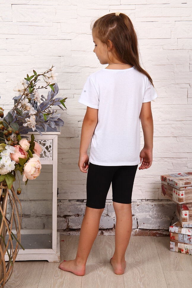 Костюм с велосипедками для девочки 14577