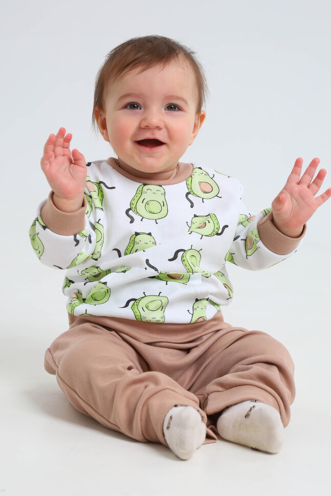 Детский костюм с брюками арт. КС авокадо