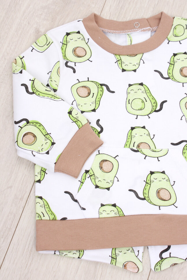Детский костюм с брюками арт. КС авокадо