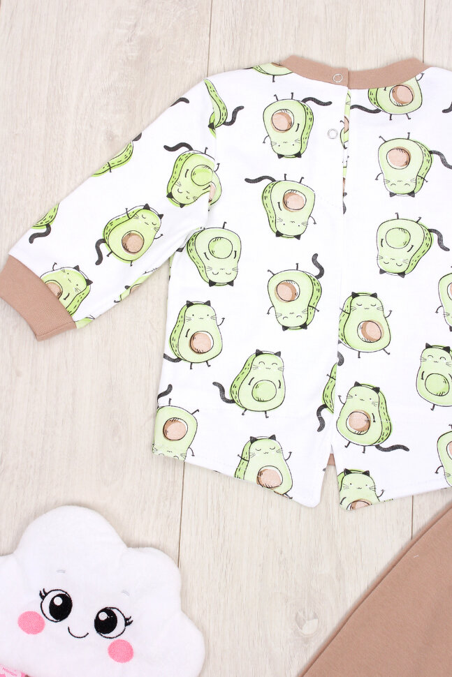 Детский костюм с брюками арт. КС авокадо