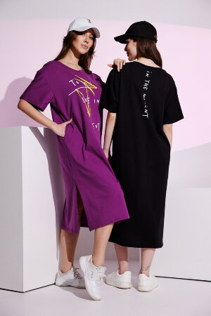 Платье женское 8341 фиолетовый