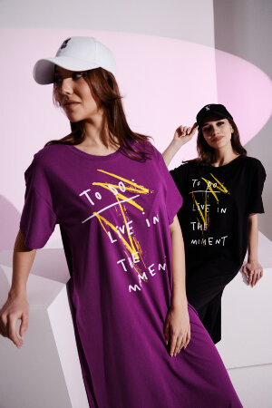 Платье женское 8341 фиолетовый