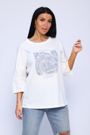 Женская туника 00006 молочный