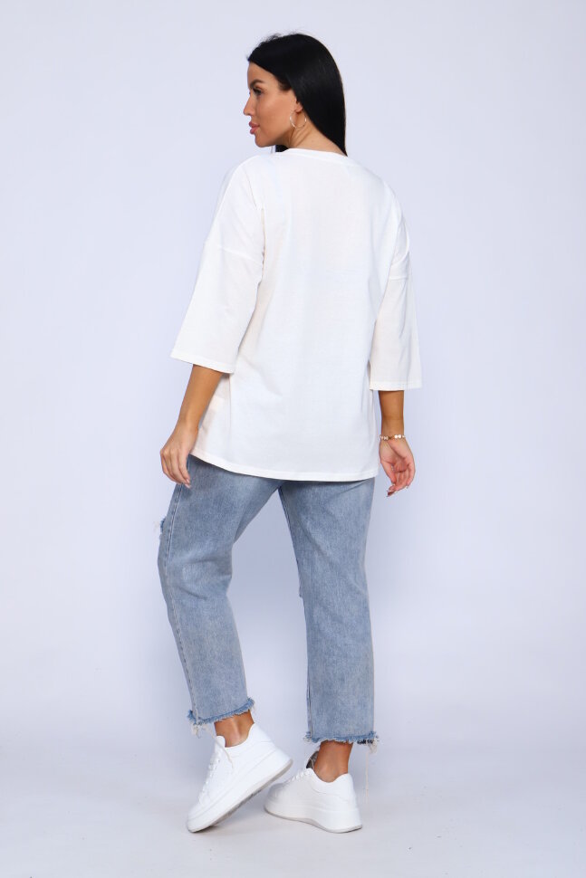 Женская туника 00006 молочный