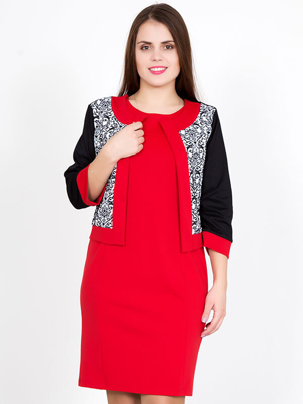 Платье с жакетом 1566