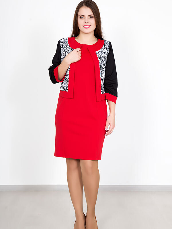 Платье с жакетом 1566