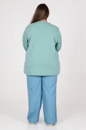 Свитшот Слайд мята КГЖ-04