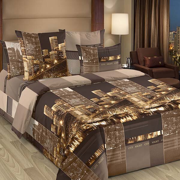 КПБ Сити коричневый 2 сп. европр.