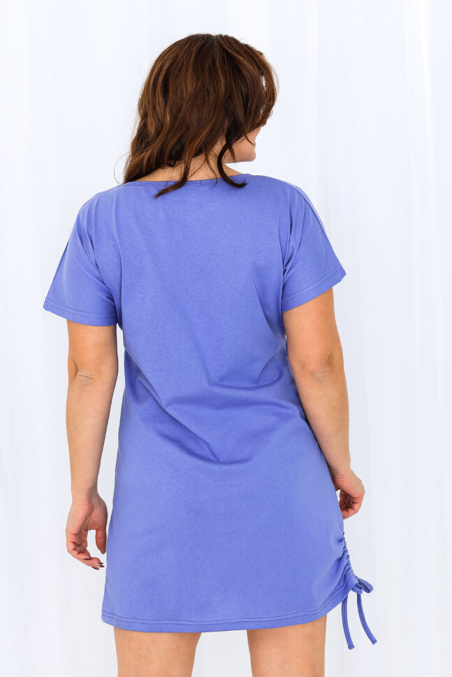 Женская ночная сорочка 21568 синий