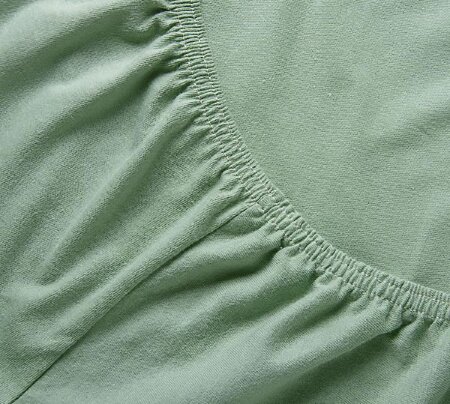 Простыня на резинке Олива, трикотаж