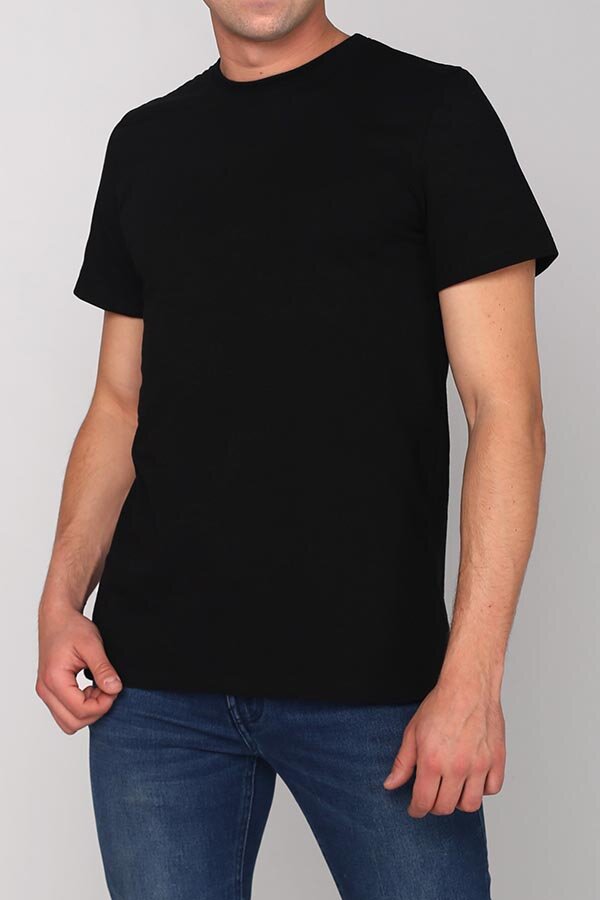 Футболка мужская БАЗОВАЯ черный Ф-39