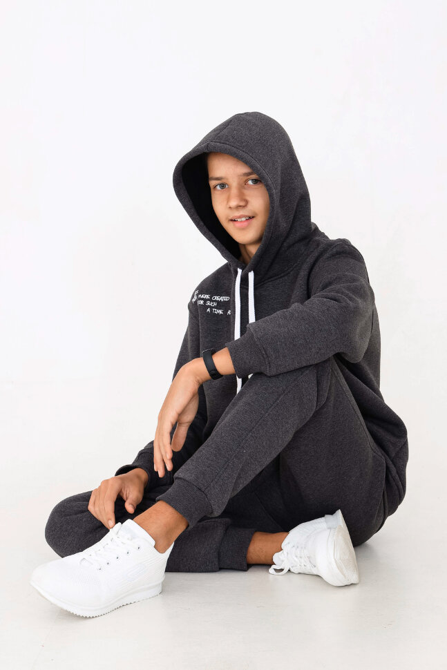 Костюм с брюками для мальчика 1571 антрацит