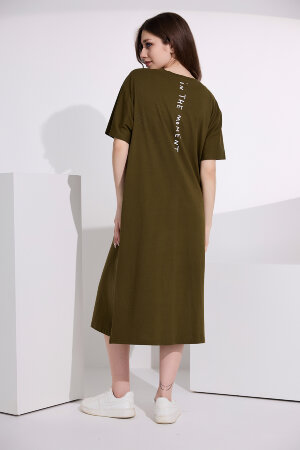 Платье женское 8341 хаки