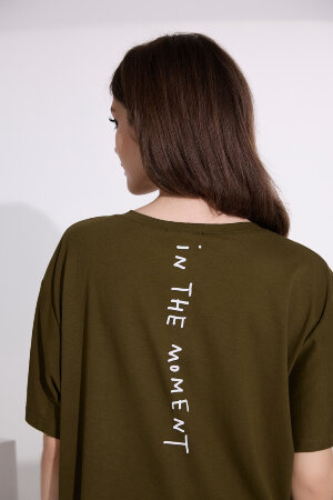 Платье женское 8341 хаки