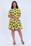 Платье женское 52262 желтый