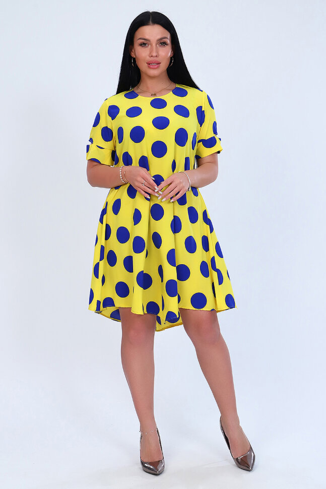 Платье женское 52262 желтый