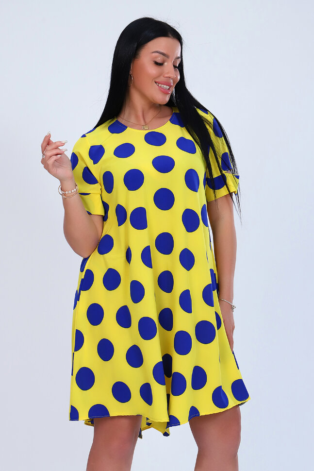 Платье женское 52262 желтый