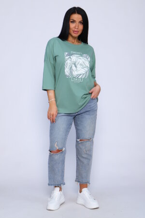 Женская туника 00006 фисташка