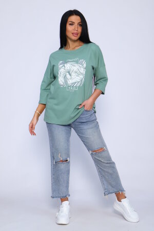 Женская туника 00006 фисташка