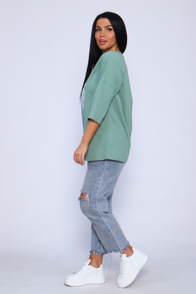 Женская туника 00006 фисташка