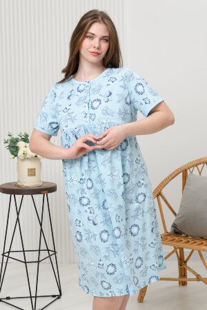 Женская ночная сорочка 42289 голубой