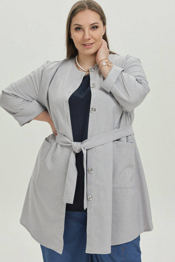 Жакет Успех светло-серый