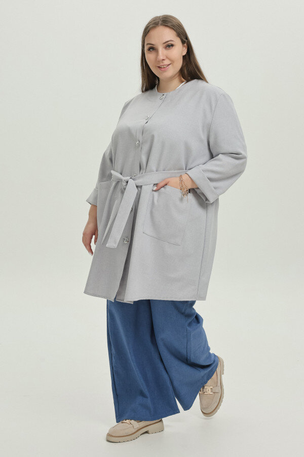 Жакет Успех светло-серый