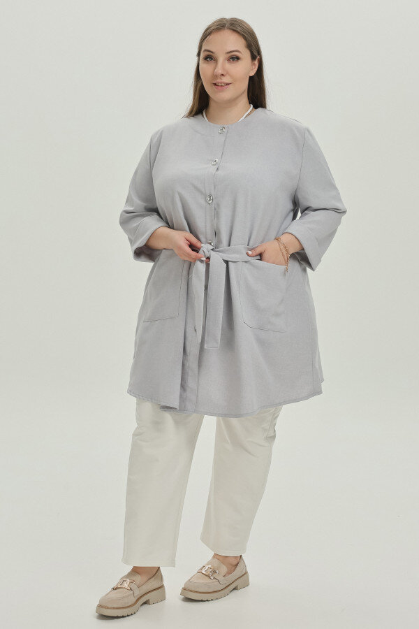 Жакет Успех светло-серый