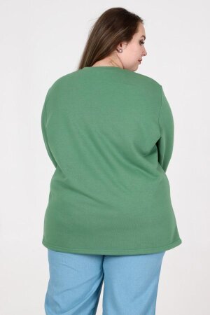 Свитшот Слайд зеленый КГЖ-06