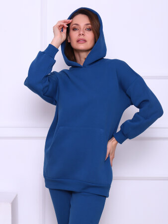 Перфект индиго толстовка худи
