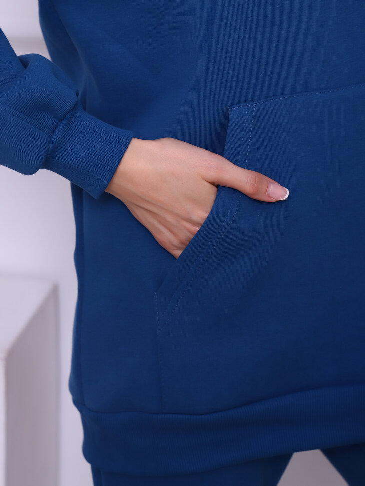 Перфект индиго толстовка худи