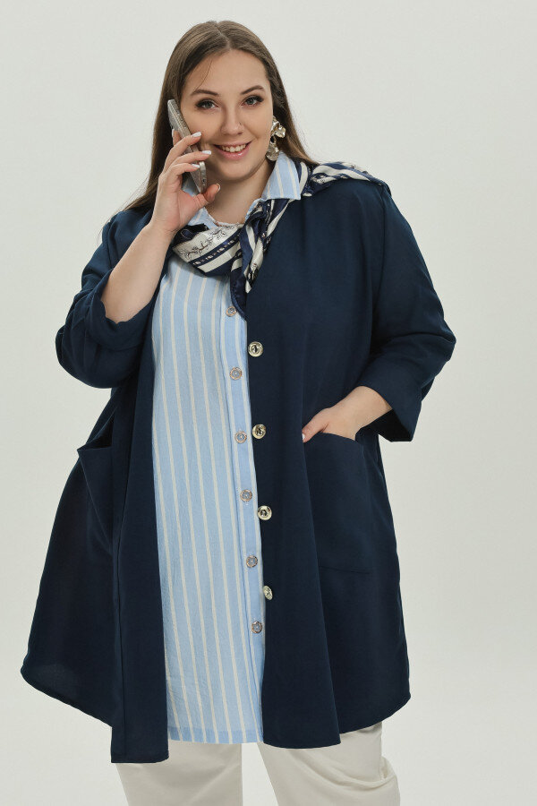 Жакет Успех синий