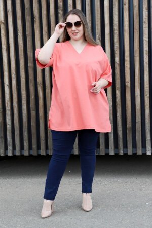 Туника Кимоно коралл ТУГ-01