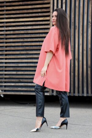 Туника Кимоно коралл ТУГ-01