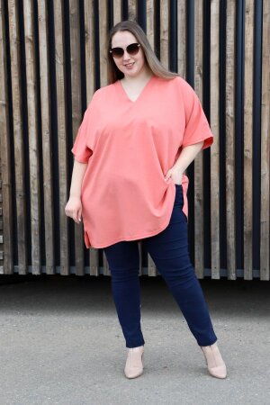Туника Кимоно коралл ТУГ-01