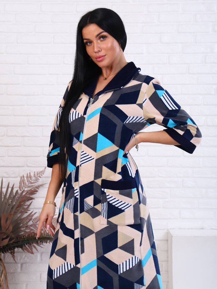 Амалия бирюза халат