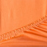 Простыня на резинке Оранжевая, трикотаж