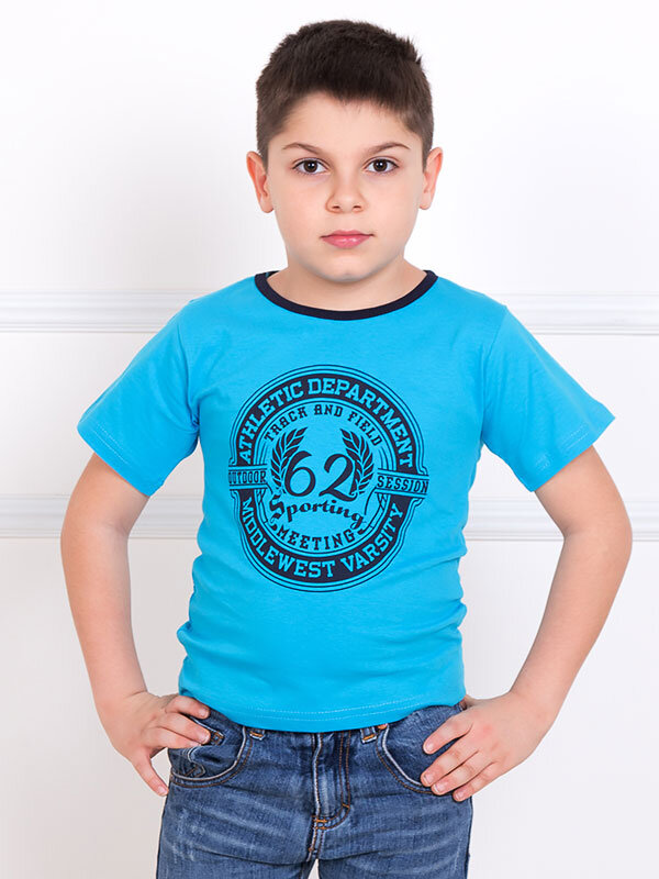 Футболка детская Камелот (голубой)