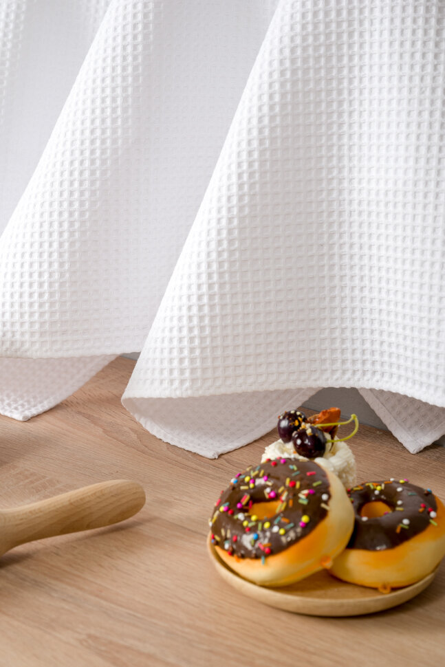 Полотенце кухонное Элегант в подарочной упаковке белый