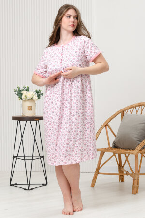 Женская ночная сорочка 42289 цветы