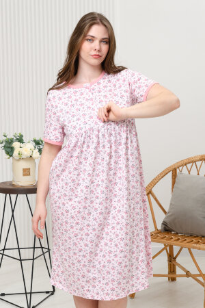 Женская ночная сорочка 42289 цветы