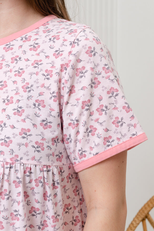 Женская ночная сорочка 42289 цветы