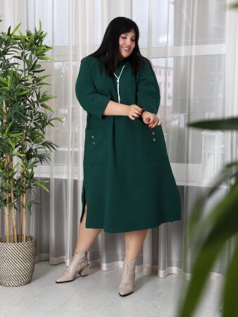 Платье София изумруд  ПГ-874-4