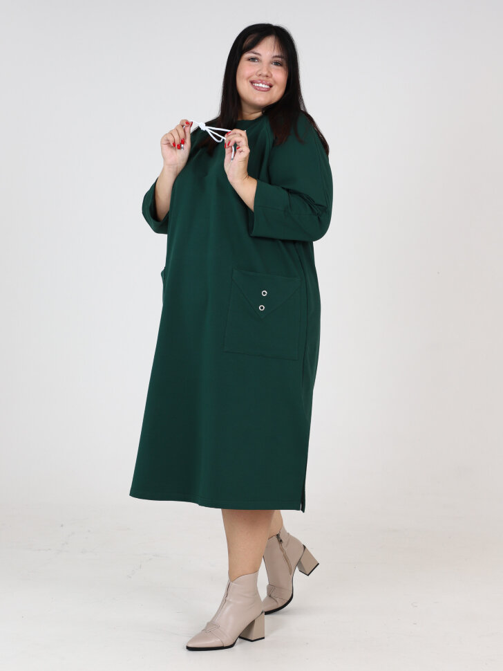 Платье София изумруд  ПГ-874-4