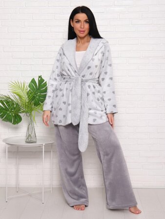 Милаша серый костюм